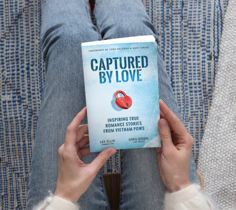 WomanholdingCBL copy Woman holding Captured by Love book in lap